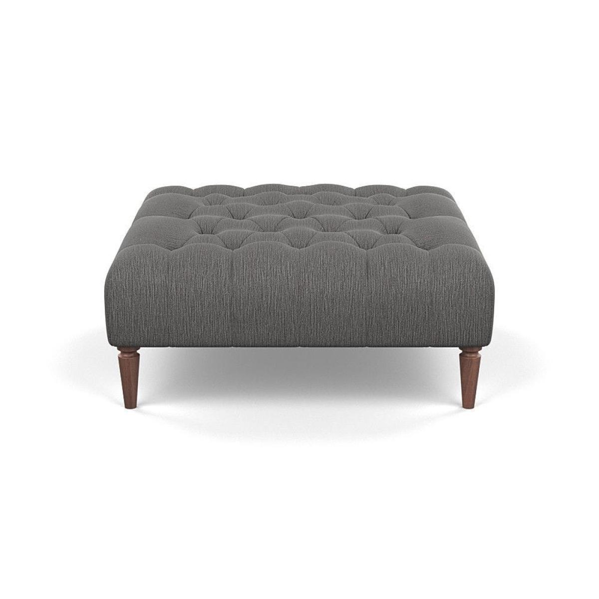 Heal's Balmoral Ottoman Capelo LinenCotton Sea Shanty Walnut Feet - Heal's UK Furniture – image 62