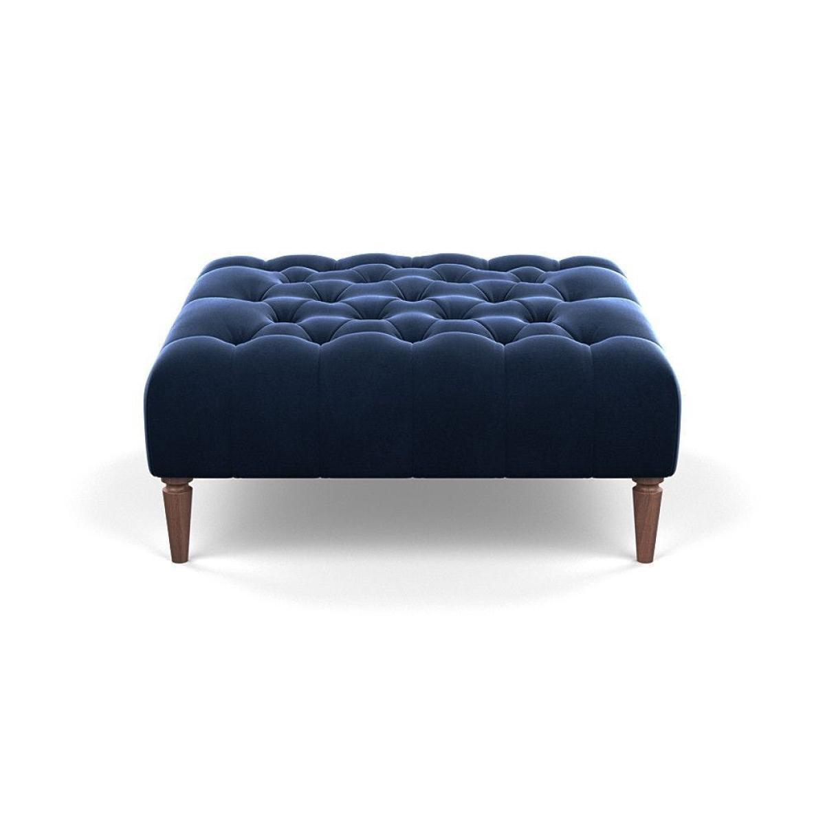 Heal's Balmoral Ottoman Capelo LinenCotton Sea Shanty Walnut Feet - Heal's UK Furniture – image 66