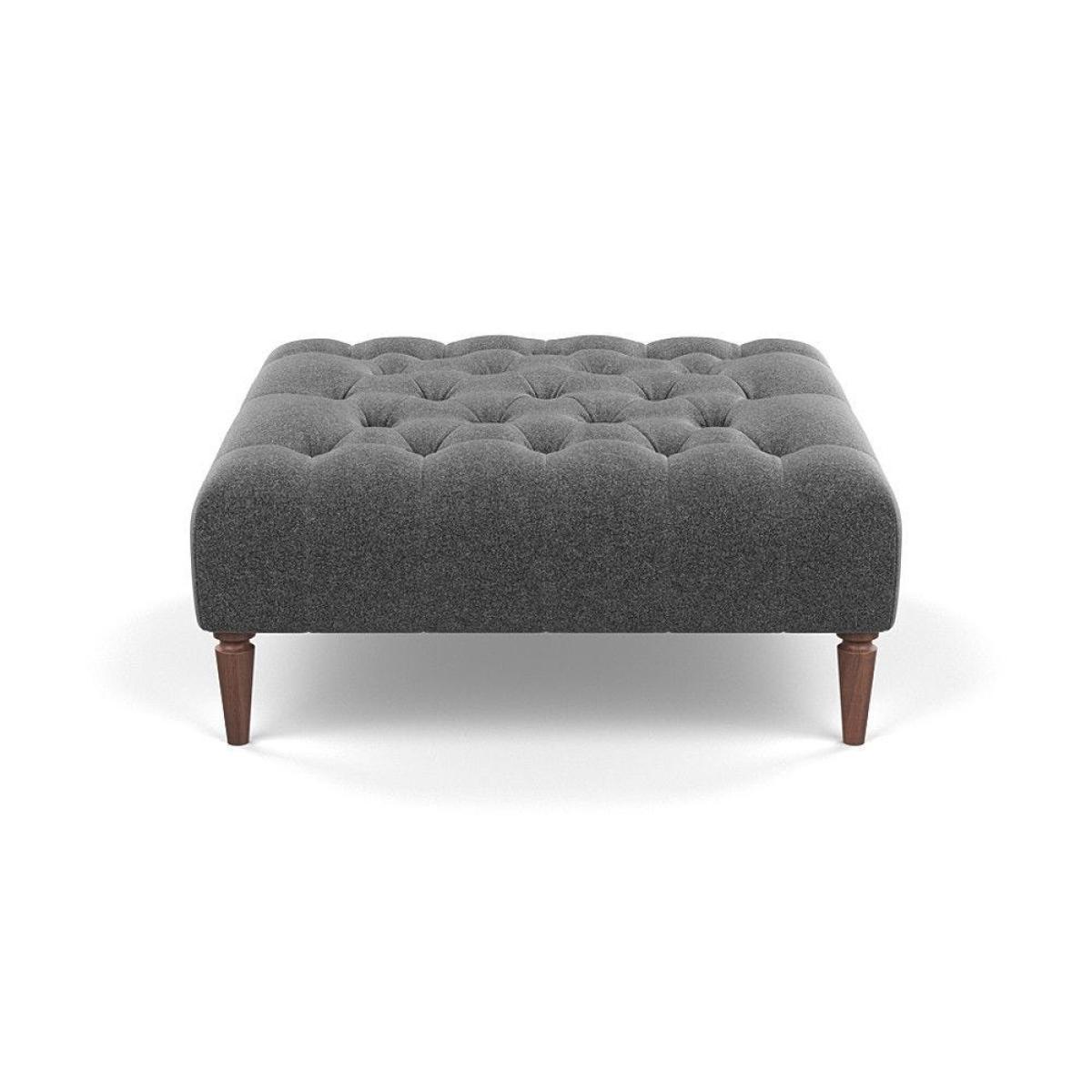 Heal's Balmoral Ottoman Capelo LinenCotton Sea Shanty Walnut Feet - Heal's UK Furniture – image 72