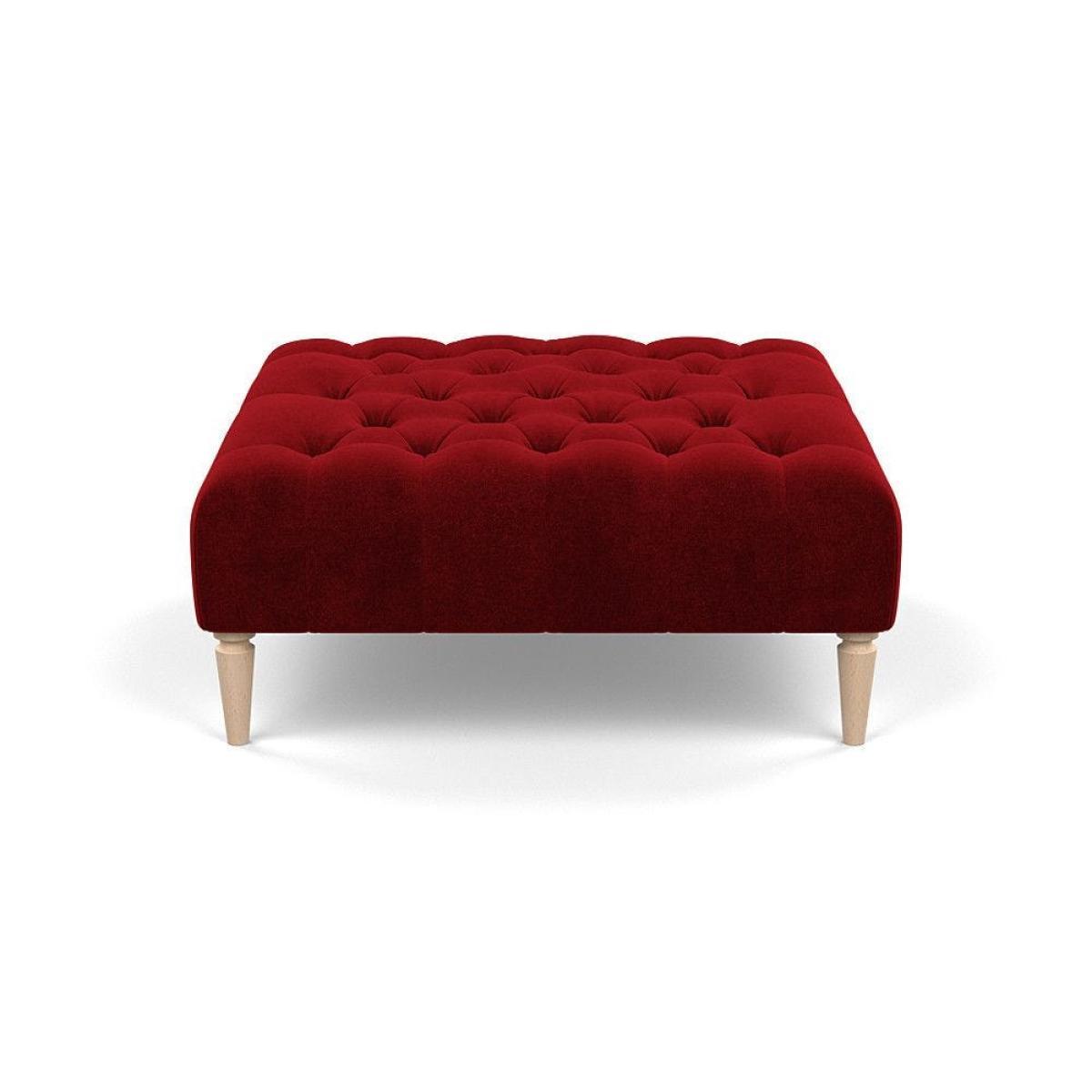 Heal's Balmoral Ottoman Capelo LinenCotton Sea Shanty Walnut Feet - Heal's UK Furniture – image 86