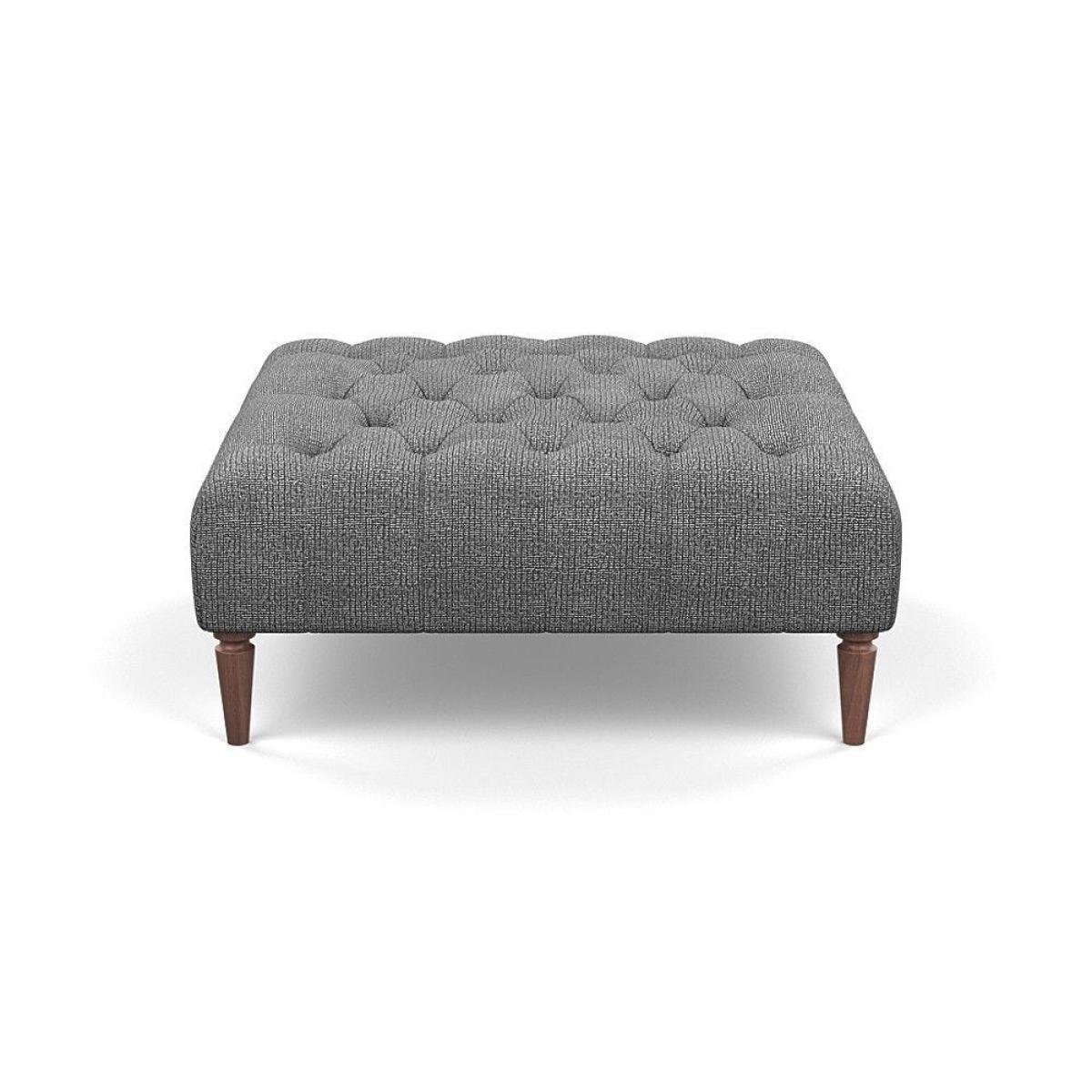 Heal's Balmoral Ottoman Capelo LinenCotton Sea Shanty Walnut Feet - Heal's UK Furniture – image 90