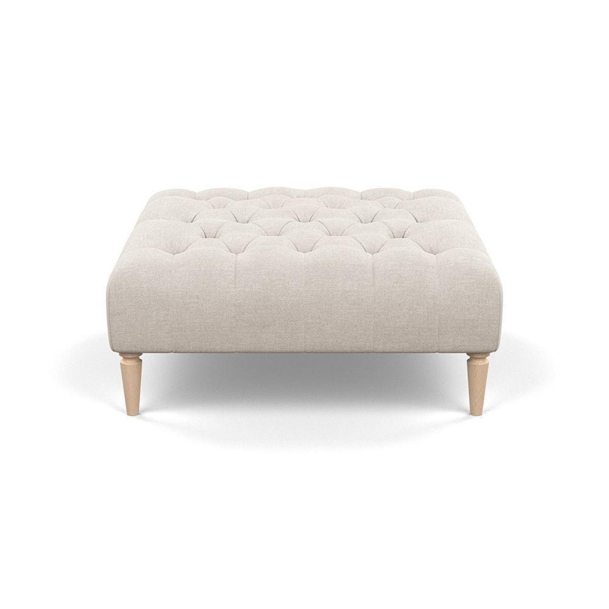 Heal's Balmoral Ottoman Capelo LinenCotton Sea Shanty Walnut Feet - Heal's UK Furniture – image 91