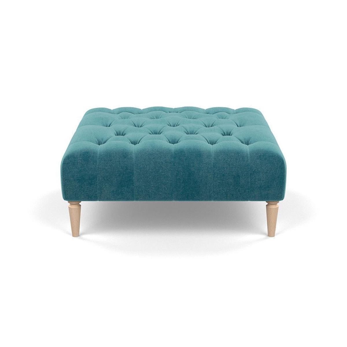 Heal's Balmoral Ottoman Capelo LinenCotton Sea Shanty Walnut Feet - Heal's UK Furniture – image 92