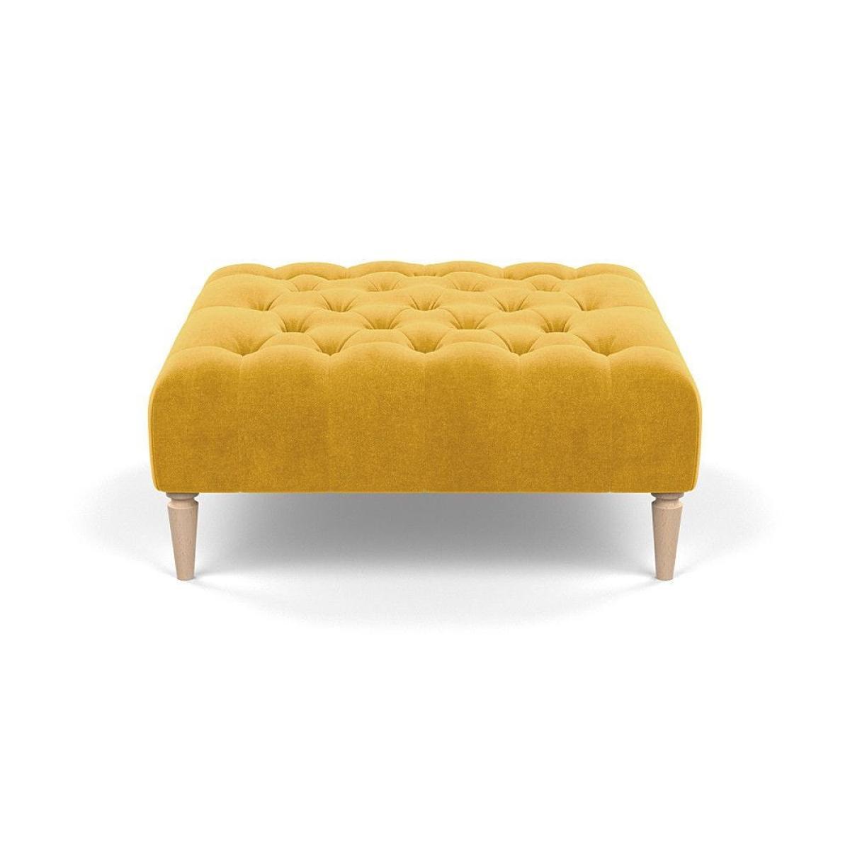 Heal's Balmoral Ottoman Capelo LinenCotton Sea Shanty Walnut Feet - Heal's UK Furniture – image 94