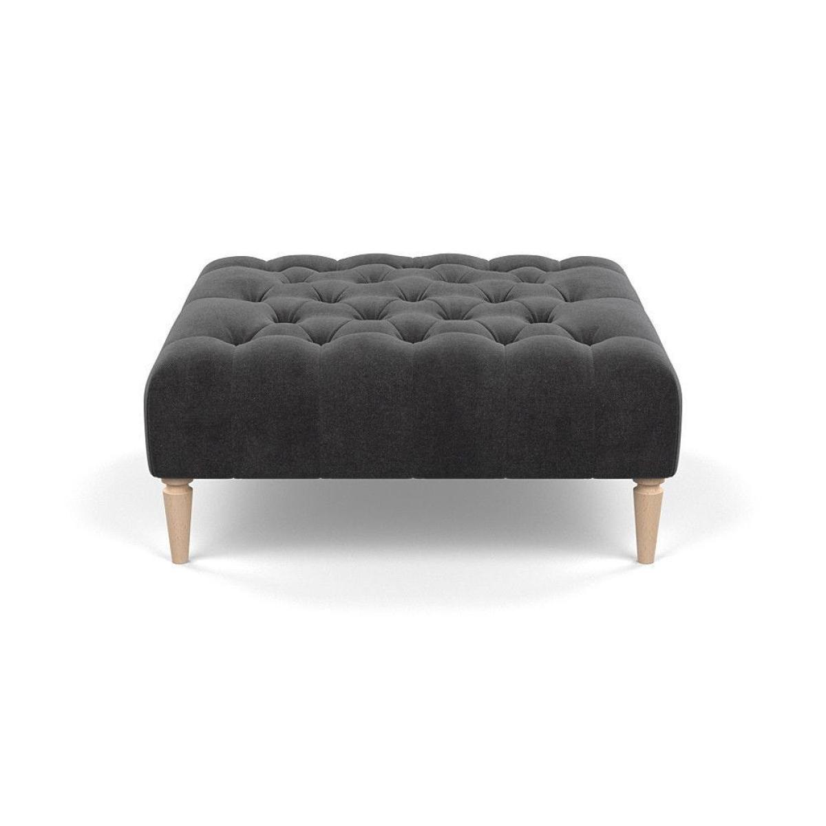 Heal's Balmoral Ottoman Capelo LinenCotton Sea Shanty Walnut Feet - Heal's UK Furniture – image 96