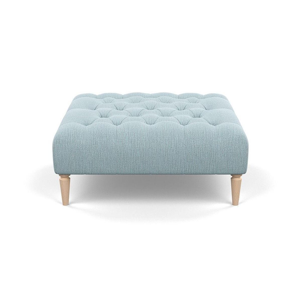 Heal's Balmoral Ottoman Capelo LinenCotton Sea Shanty Walnut Feet - Heal's UK Furniture – image 100
