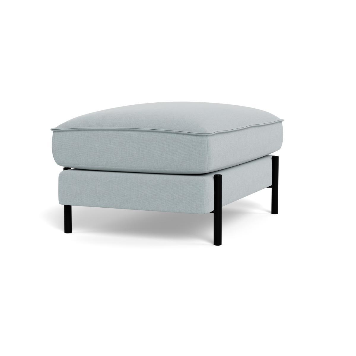Heal's Tortona Footstool Brushed Cotton Mist - Heal's UK Furniture – image 2