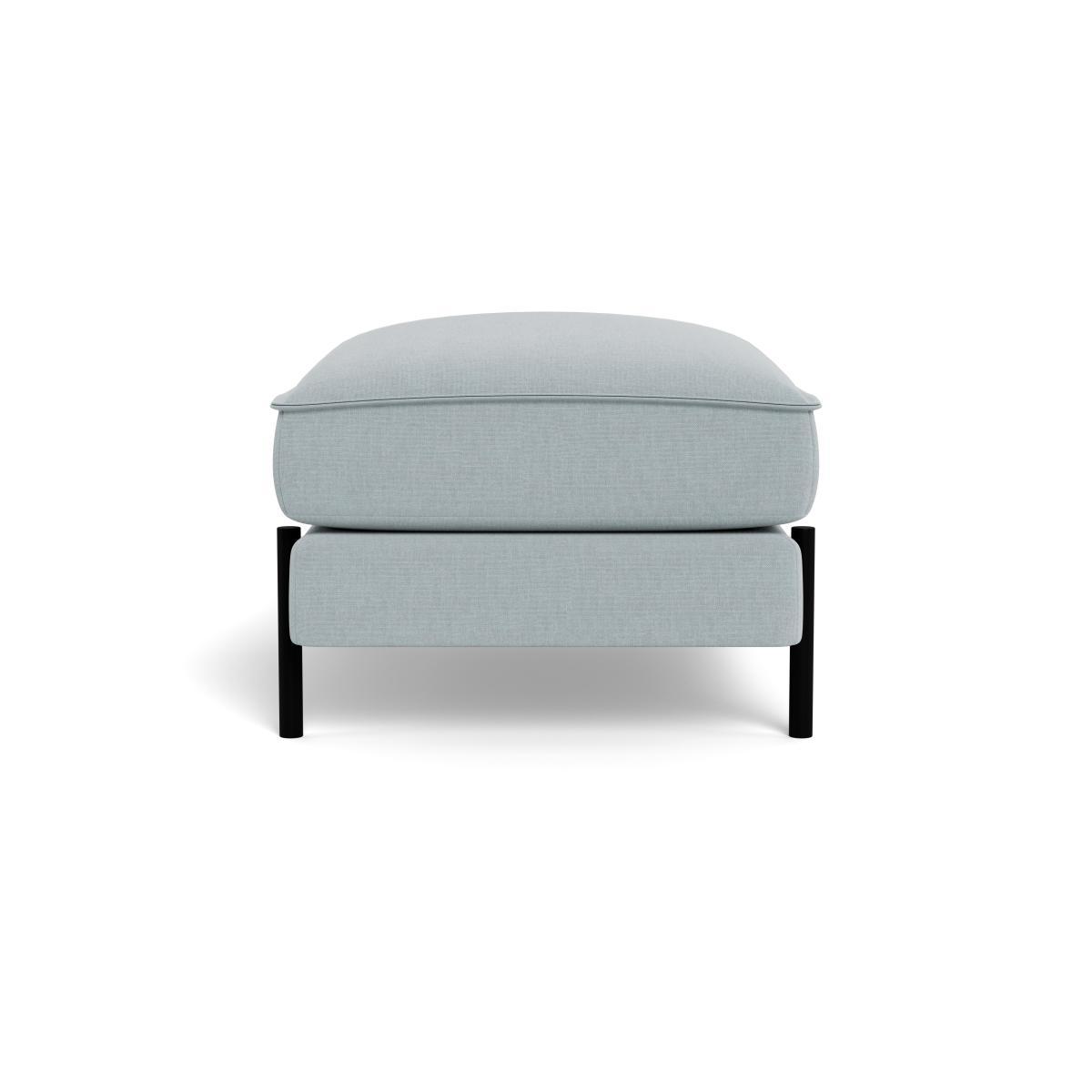 Heal's Tortona Footstool Brushed Cotton Mist - Heal's UK Furniture – image 3