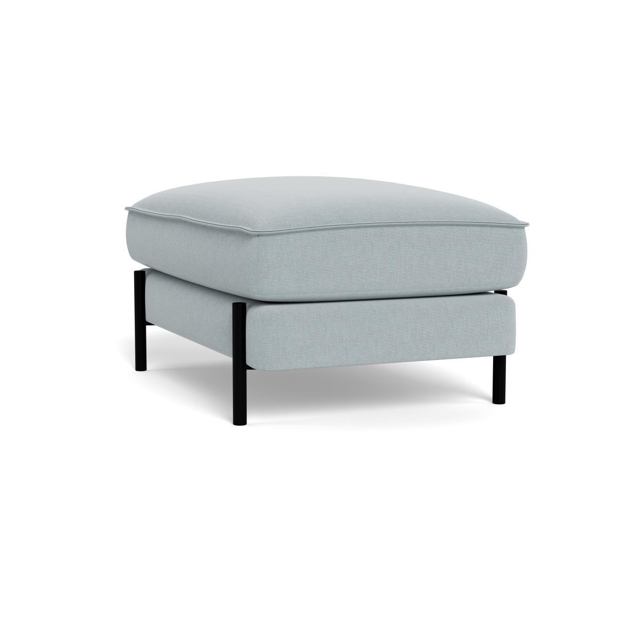 Heal's Tortona Footstool Brushed Cotton Mist - Heal's UK Furniture – image 4
