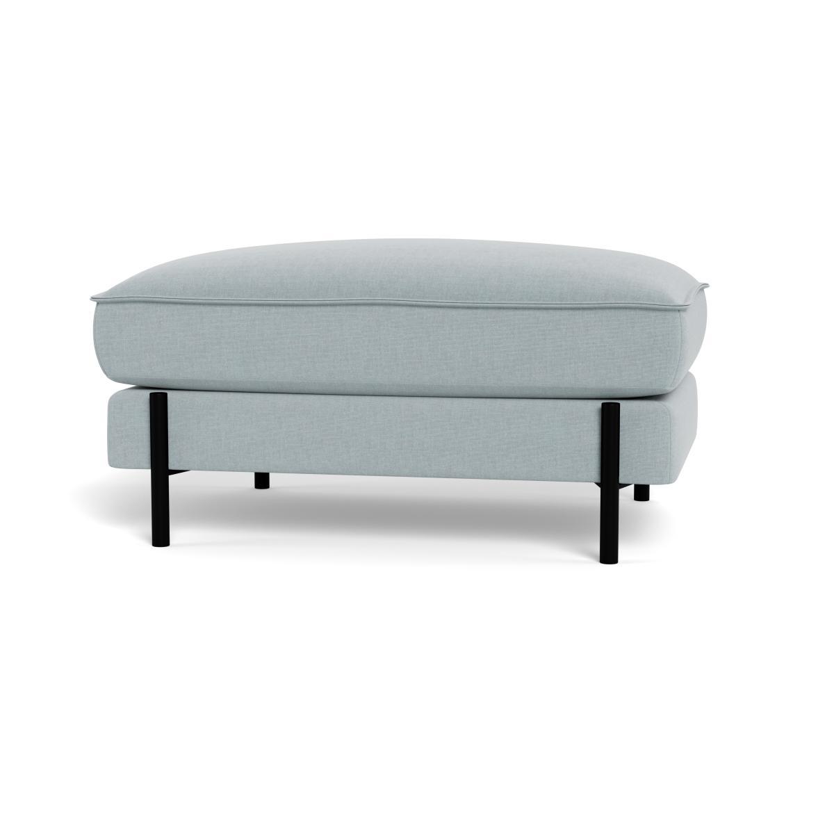 Heal's Tortona Footstool Brushed Cotton Mist - Heal's UK Furniture – image 5