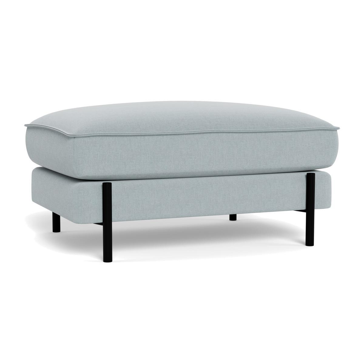 Heal's Tortona Footstool Brushed Cotton Mist - Heal's UK Furniture – image 1