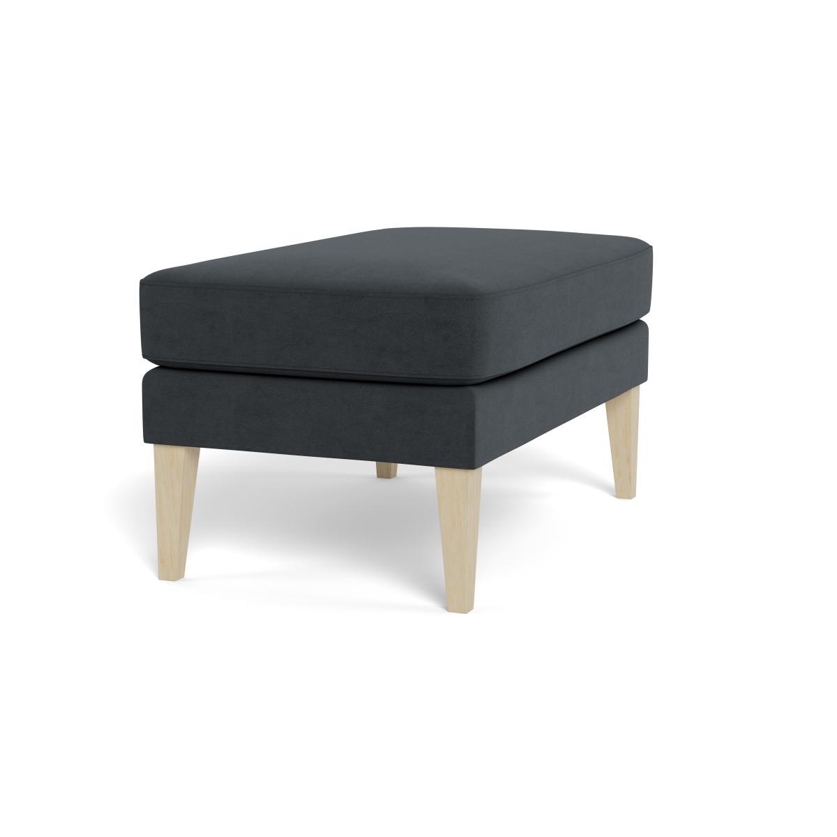 Heal's Richmond Ottoman Textured Boucle Steel Natural Feet - Heal's UK Furniture – image 2