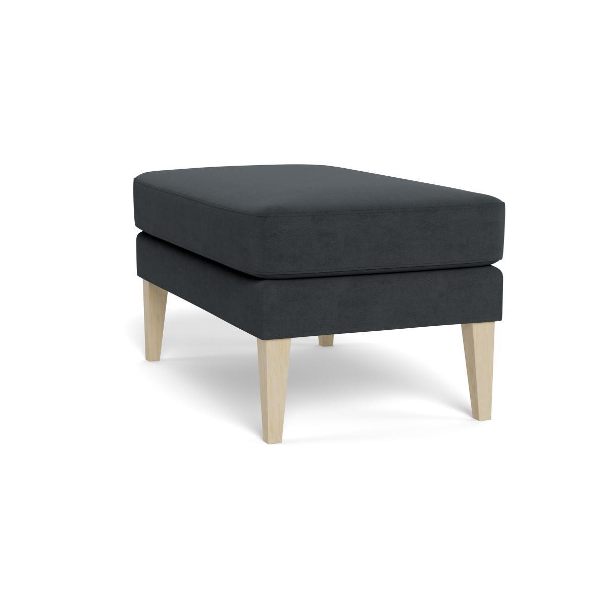 Heal's Richmond Ottoman Textured Boucle Steel Natural Feet - Heal's UK Furniture – image 4