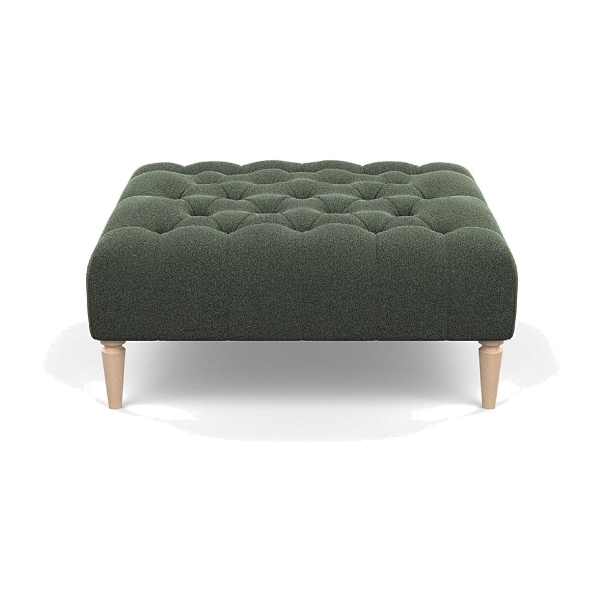 Heal's Balmoral Ottoman Boucle Fern Natural Oak Feet