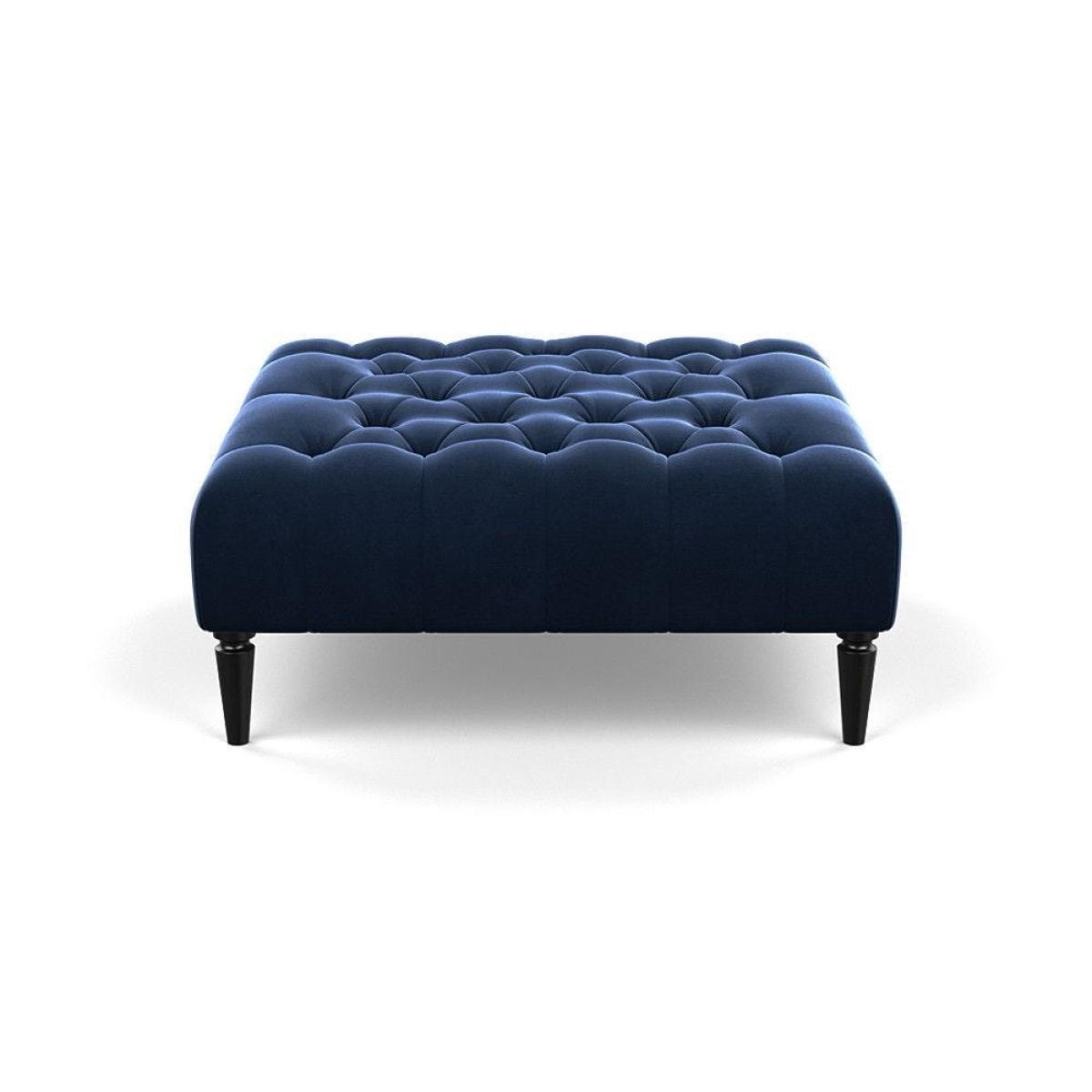 Heal's Balmoral Ottoman Broad Weave Putty Walnut Feet - Heal's UK Furniture – image 18