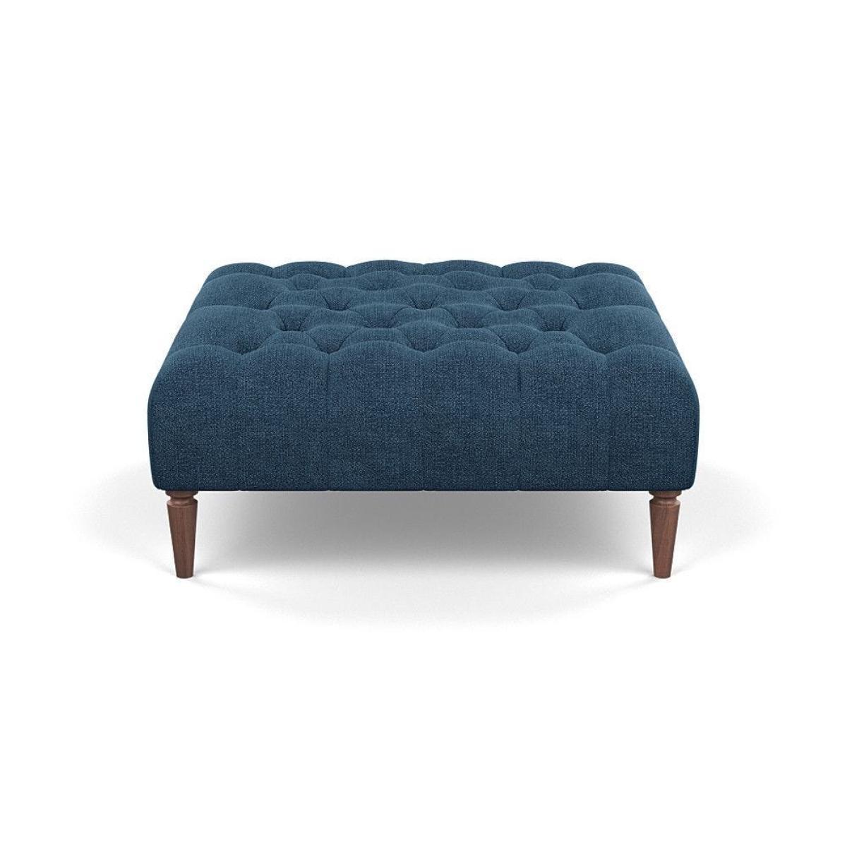 Heal's Balmoral Ottoman Broad Weave Putty Walnut Feet - Heal's UK Furniture – image 30