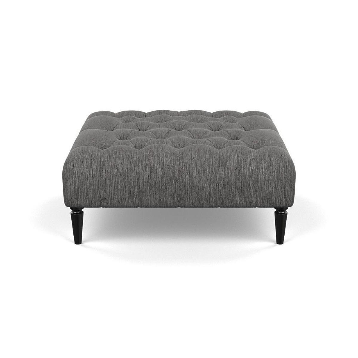 Heal's Balmoral Ottoman Broad Weave Putty Walnut Feet - Heal's UK Furniture – image 45