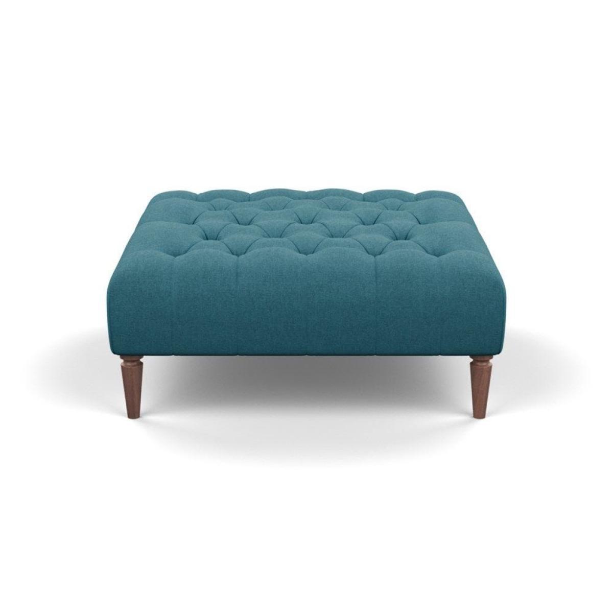 Heal's Balmoral Ottoman Broad Weave Putty Walnut Feet - Heal's UK Furniture – image 55