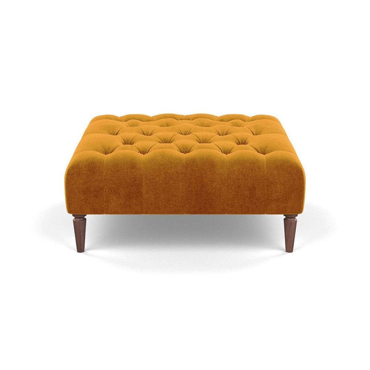 Heal's Balmoral Ottoman Broad Weave Putty Walnut Feet - Heal's UK Furniture – image 62