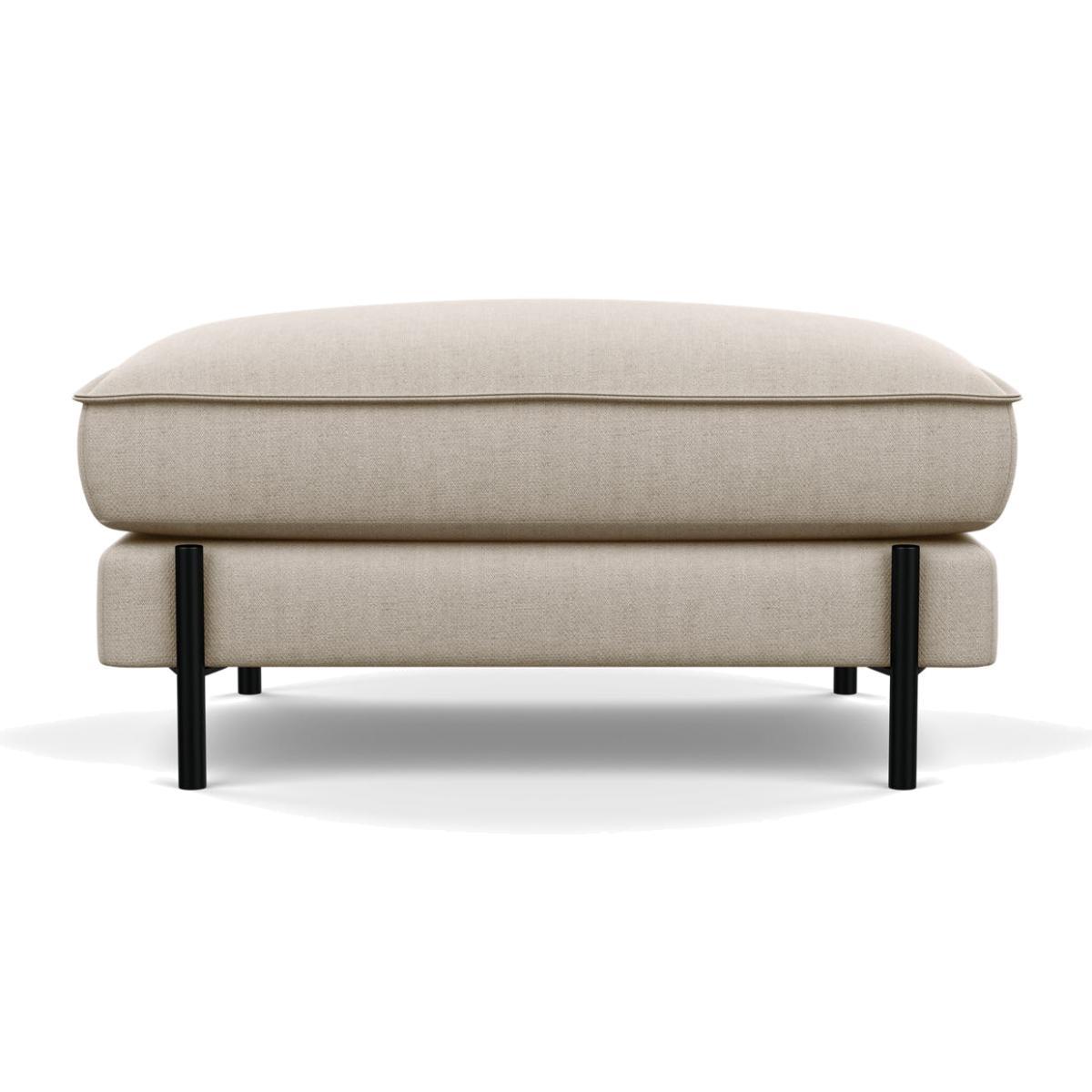 Heal's Tortona Footstool Capelo LinenCotton Sea Shanty - Heal's UK Furniture – image 1