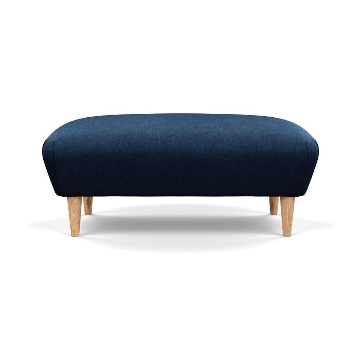 Heal's Somerset Footstool Velvet Midnight Dark Stain - Heal's UK Furniture – image 103