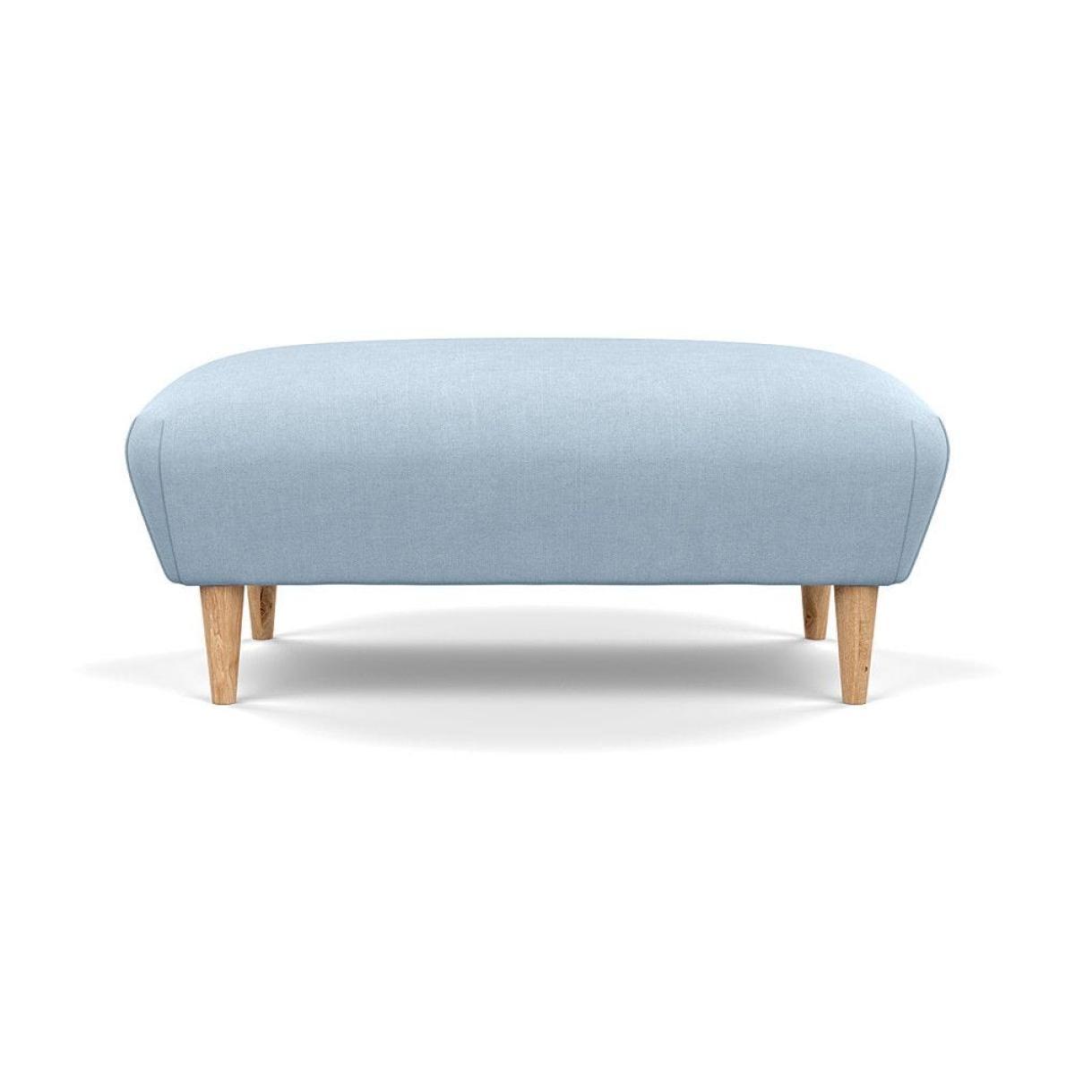 Heal's Somerset Footstool Velvet Midnight Dark Stain - Heal's UK Furniture – image 13