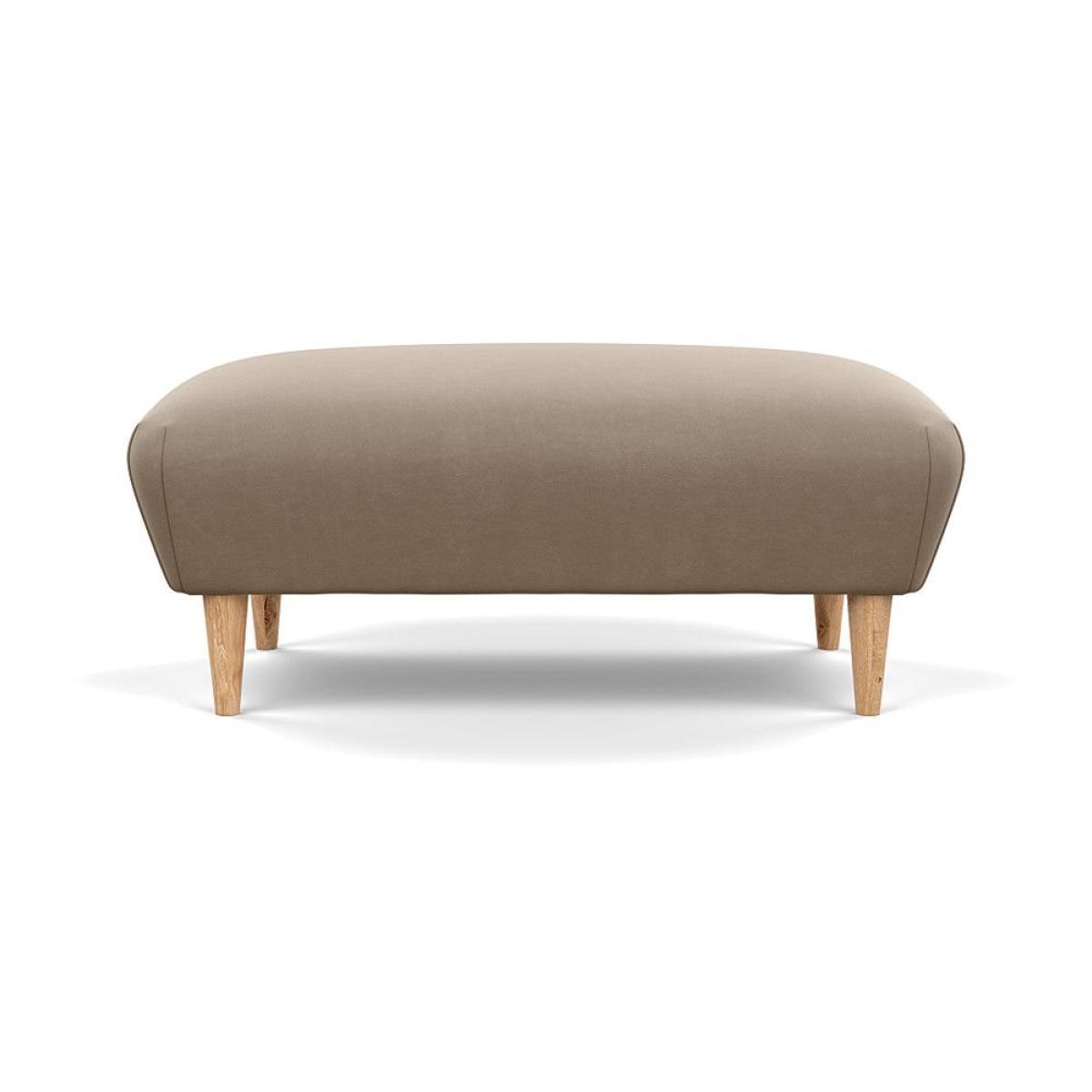 Heal's Somerset Footstool Velvet Midnight Dark Stain - Heal's UK Furniture – image 17