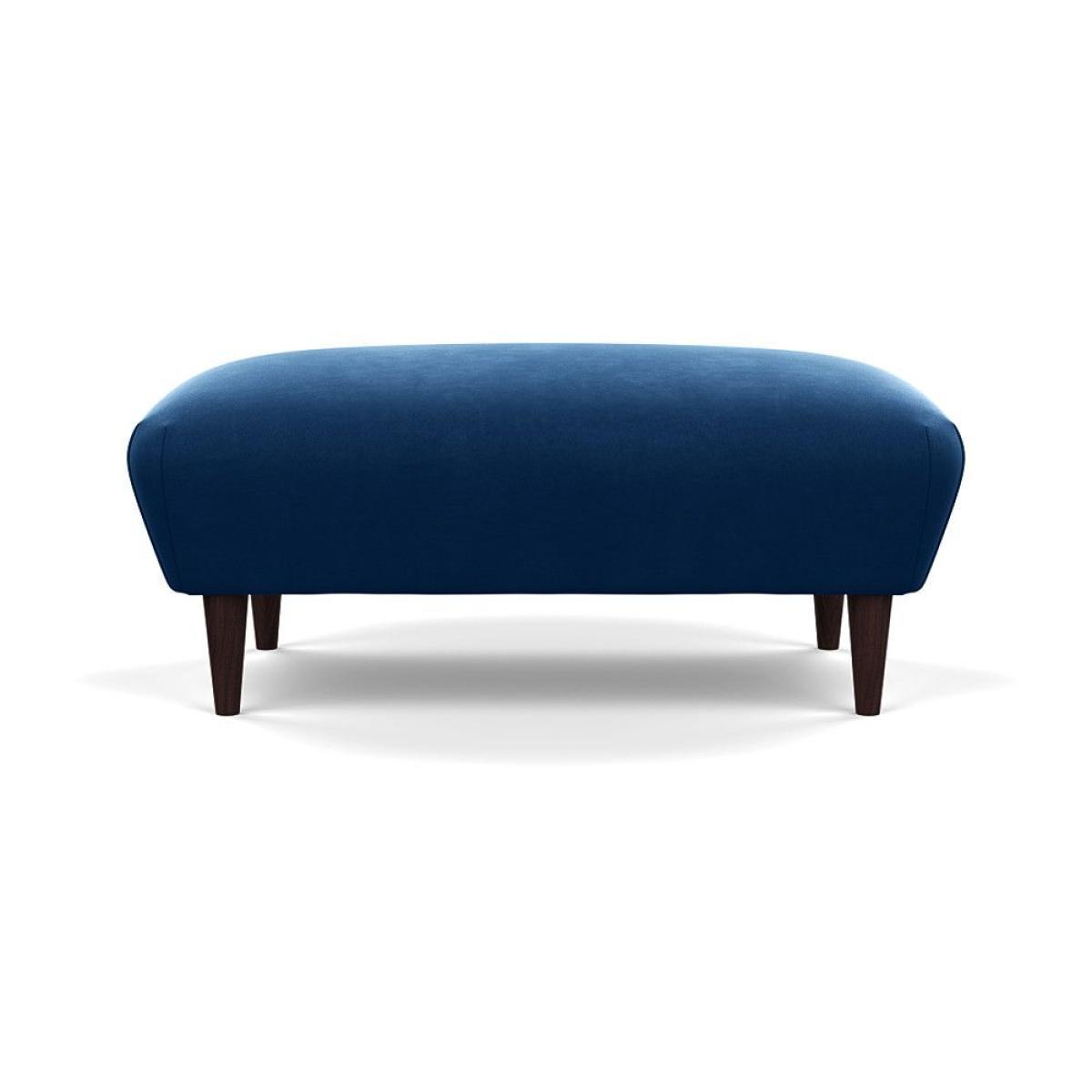 Heal's Somerset Footstool Velvet Midnight Dark Stain - Heal's UK Furniture – image 22