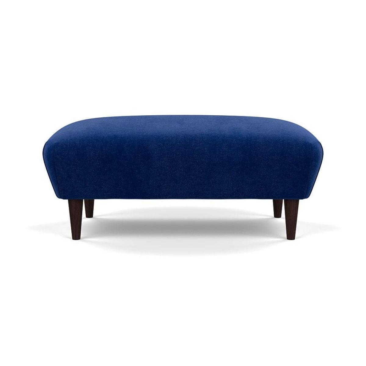 Heal's Somerset Footstool Velvet Midnight Dark Stain - Heal's UK Furniture – image 23