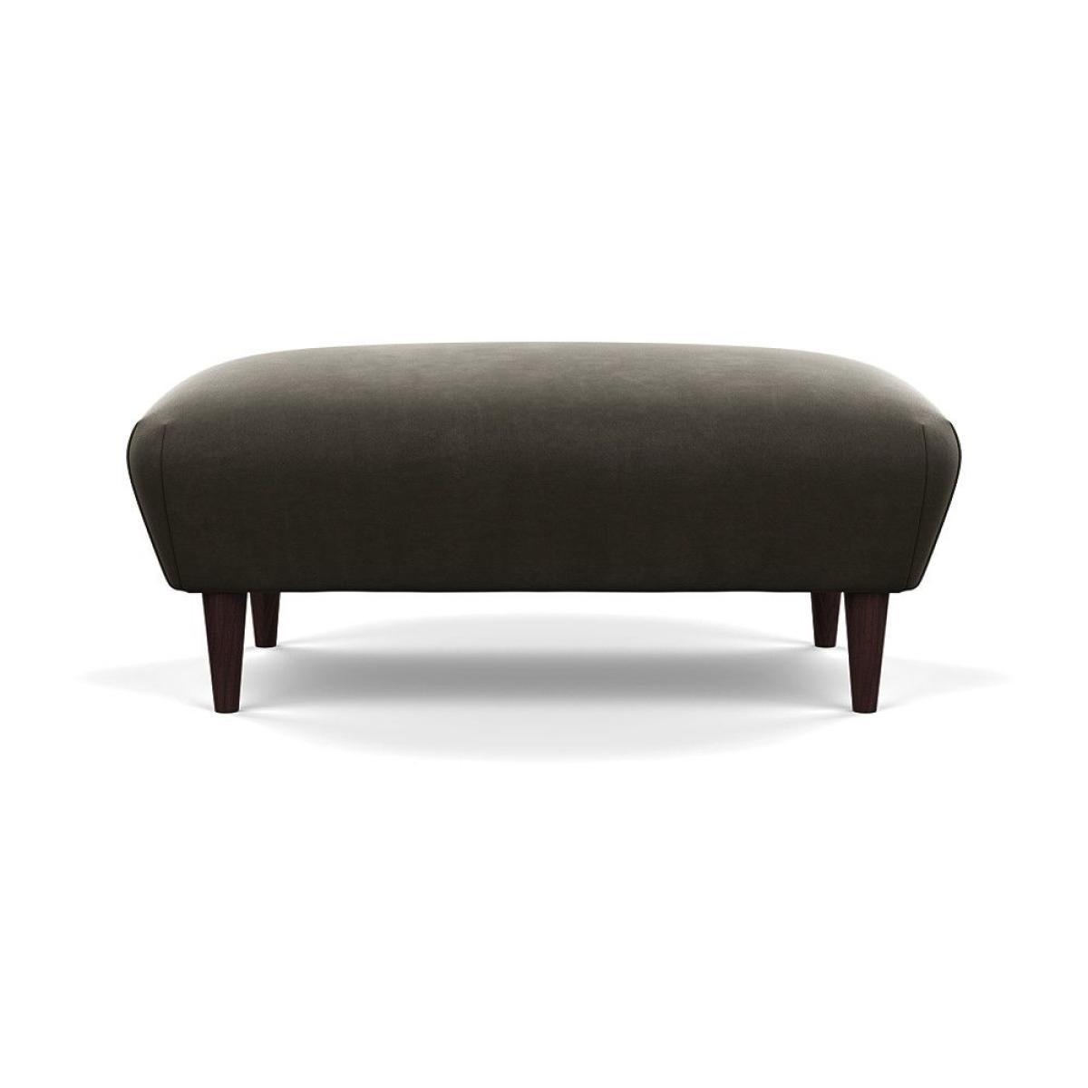 Heal's Somerset Footstool Velvet Midnight Dark Stain - Heal's UK Furniture – image 24