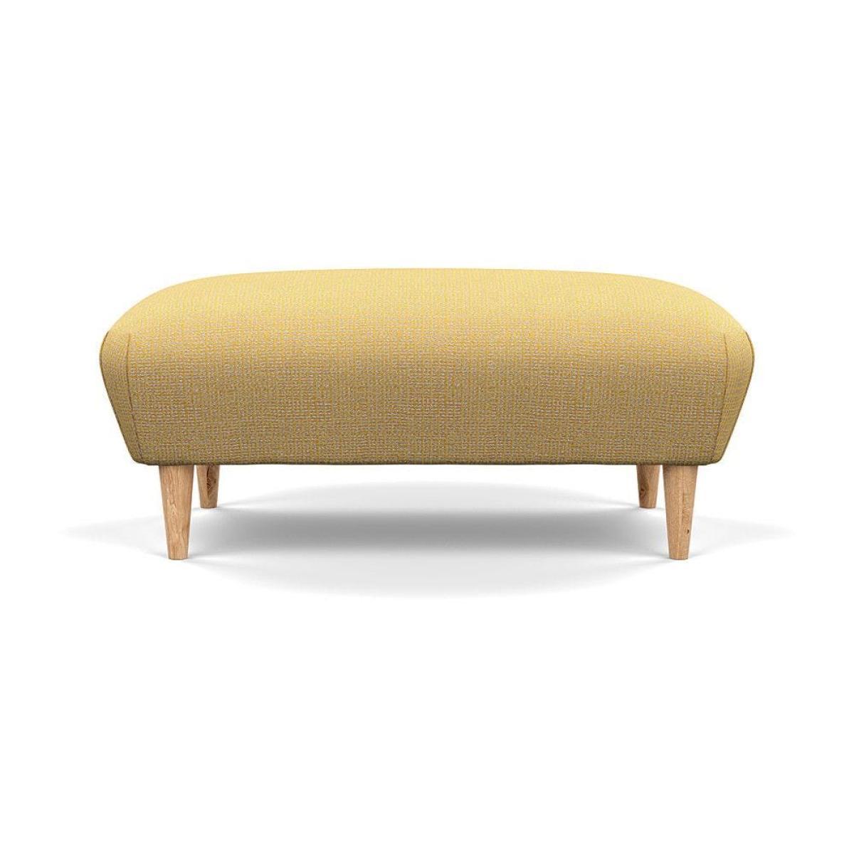 Heal's Somerset Footstool Velvet Midnight Dark Stain - Heal's UK Furniture – image 26