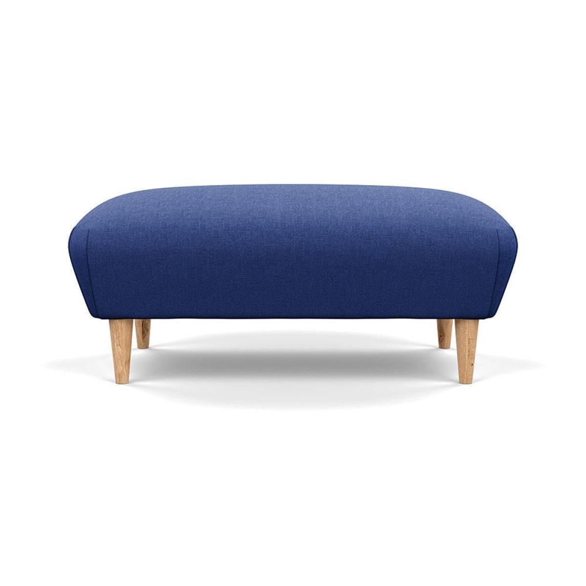 Heal's Somerset Footstool Velvet Midnight Dark Stain - Heal's UK Furniture – image 4