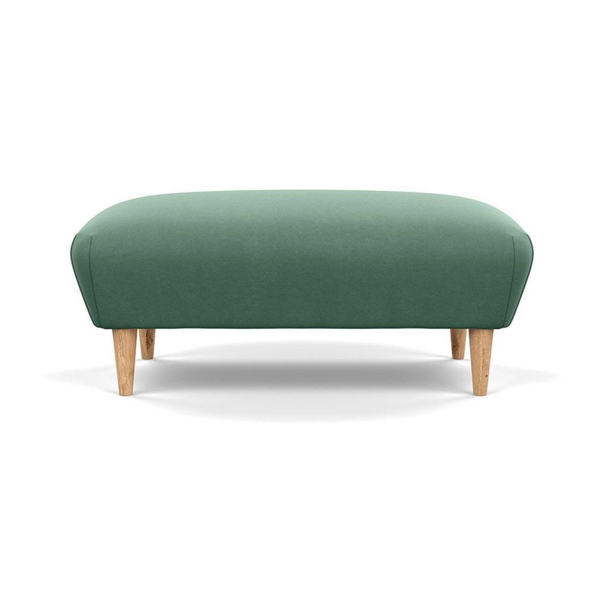Heal's Somerset Footstool Velvet Midnight Dark Stain - Heal's UK Furniture – image 34