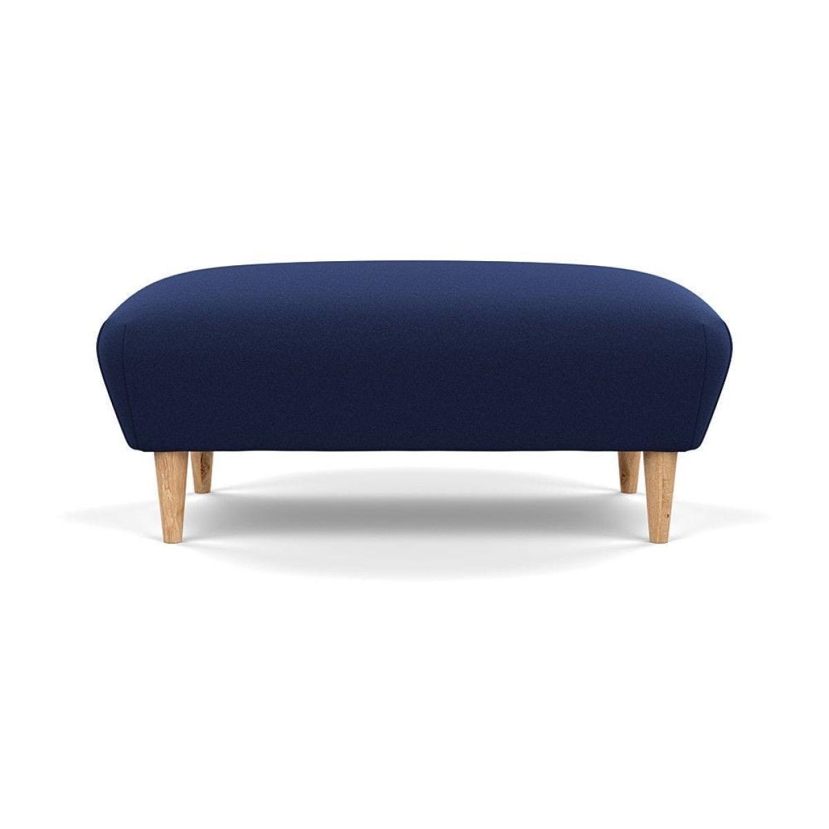 Heal's Somerset Footstool Velvet Midnight Dark Stain - Heal's UK Furniture – image 39