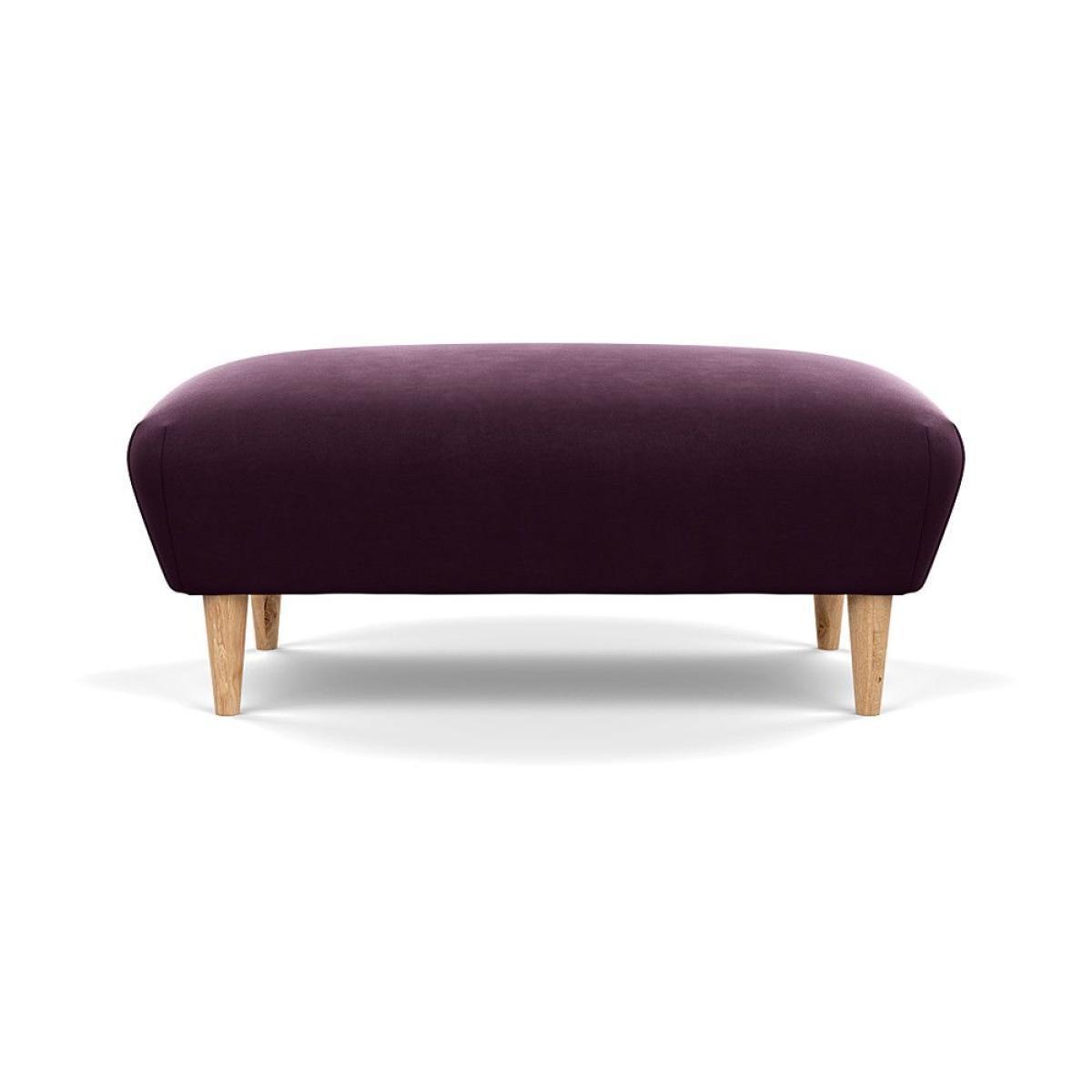 Heal's Somerset Footstool Velvet Midnight Dark Stain - Heal's UK Furniture – image 46