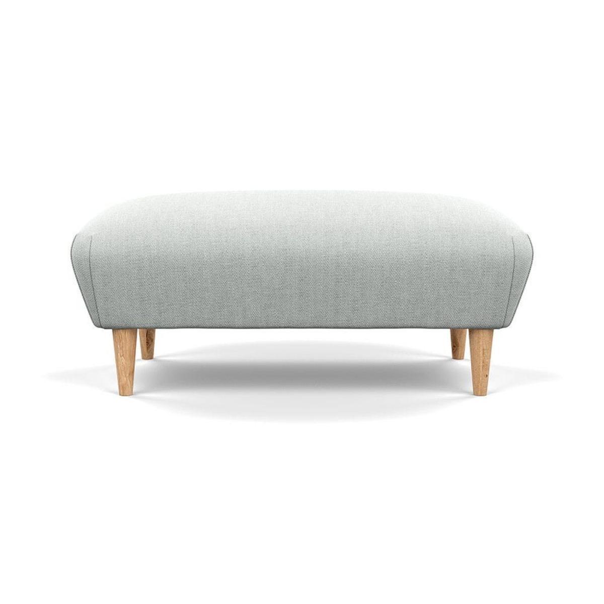Heal's Somerset Footstool Velvet Midnight Dark Stain - Heal's UK Furniture – image 7