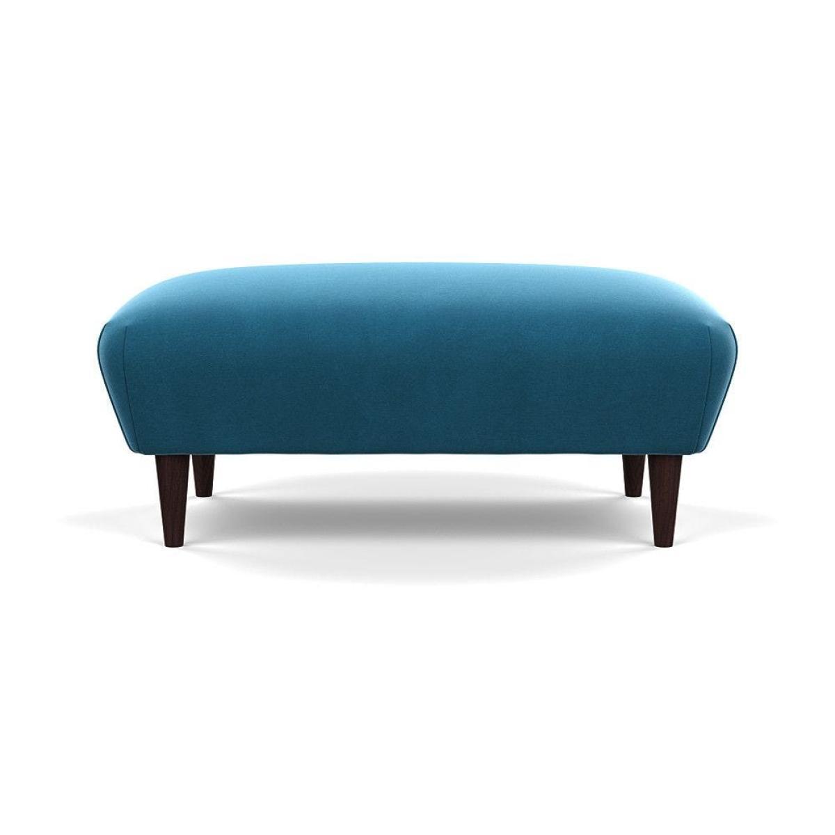 Heal's Somerset Footstool Velvet Midnight Dark Stain - Heal's UK Furniture – image 76