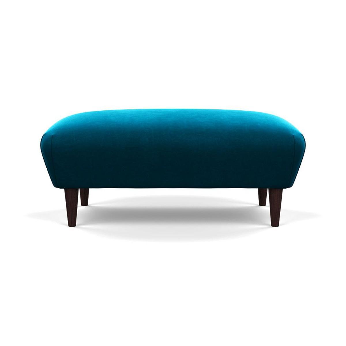 Heal's Somerset Footstool Velvet Midnight Dark Stain - Heal's UK Furniture – image 88