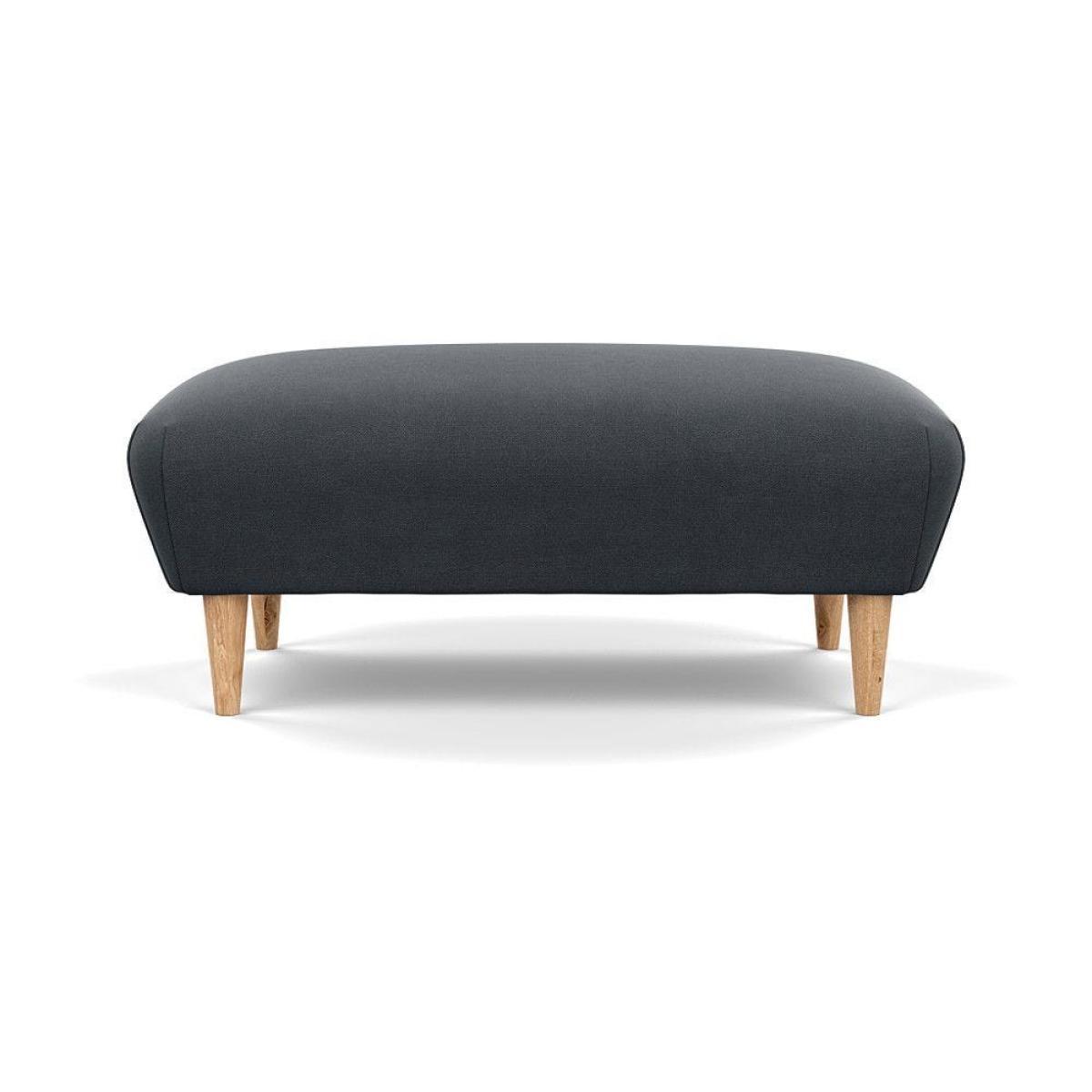 Heal's Somerset Footstool Velvet Midnight Dark Stain - Heal's UK Furniture – image 93