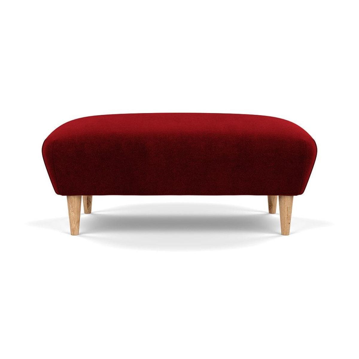 Heal's Somerset Footstool Velvet Midnight Dark Stain - Heal's UK Furniture – image 94
