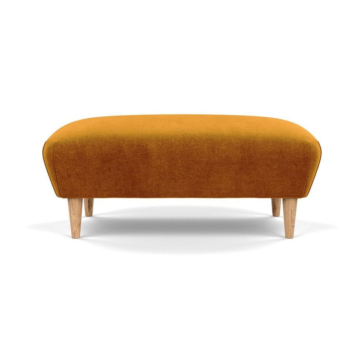 Heal's Somerset Footstool Velvet Midnight Dark Stain - Heal's UK Furniture – image 96