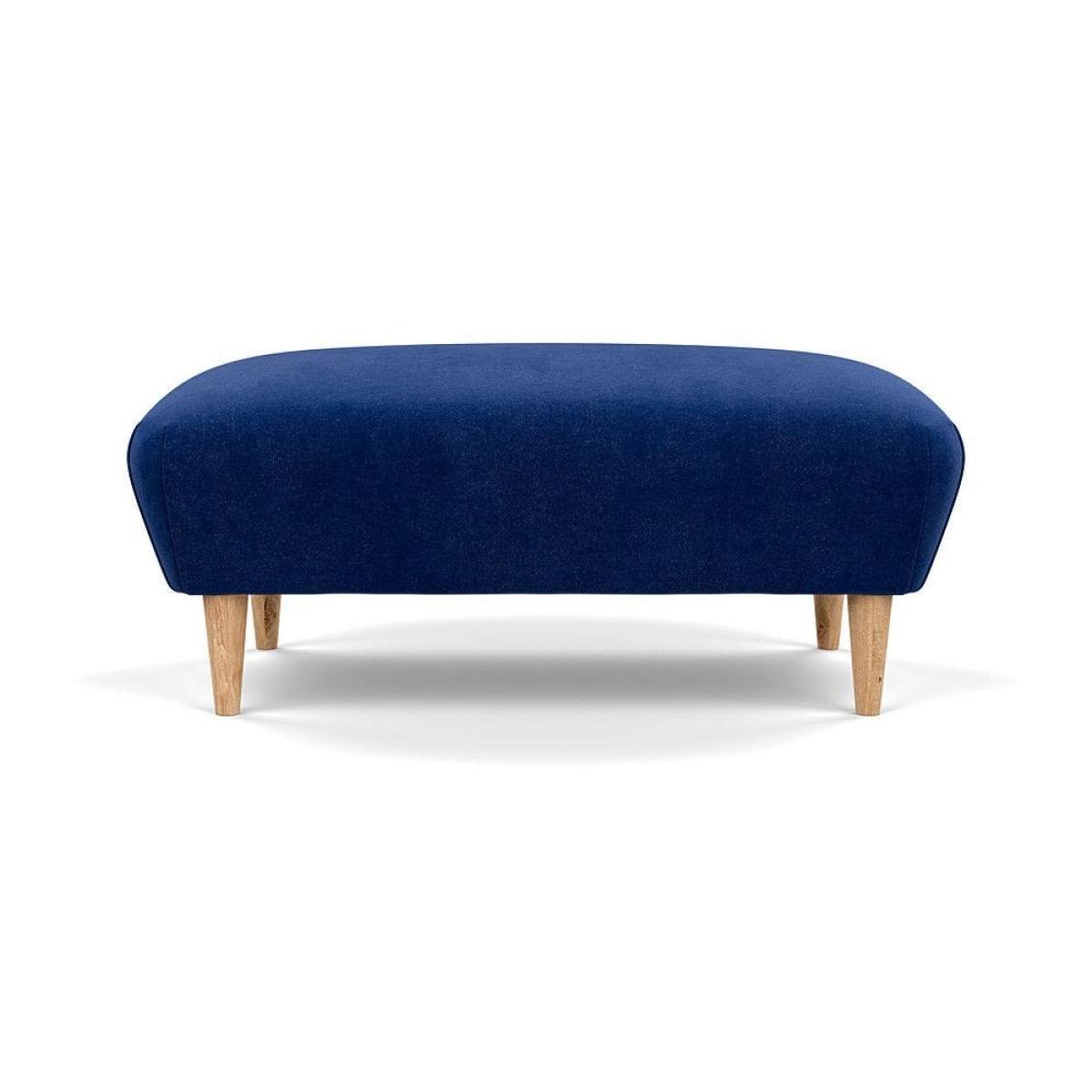 Heal's Somerset Footstool Velvet Midnight Dark Stain - Heal's UK Furniture – image 99