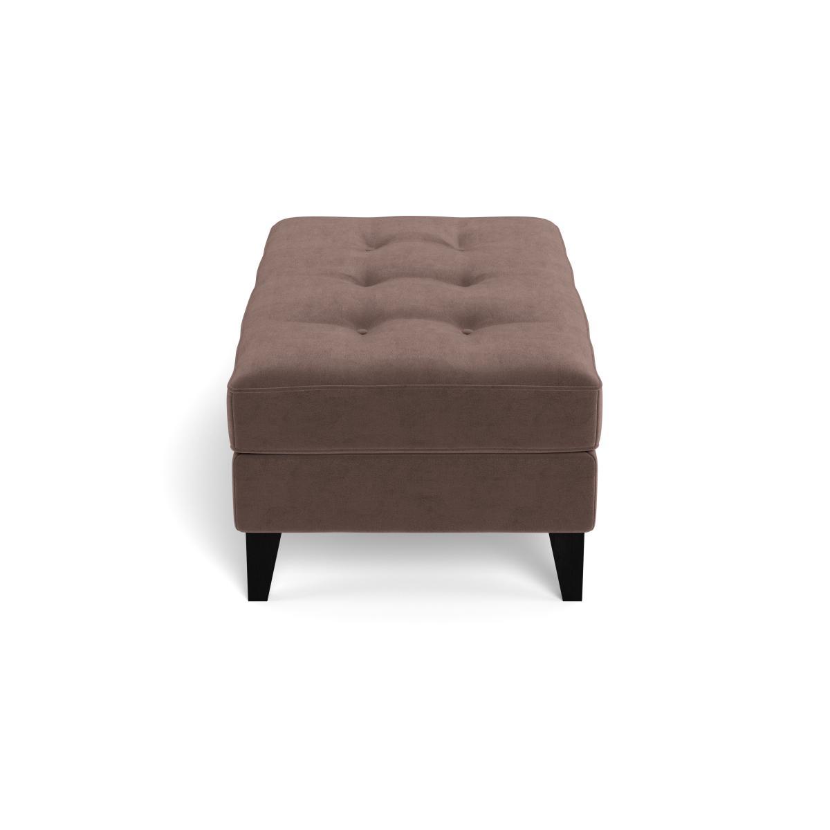 Heal's Mistral Footstool Velvet Mink Natural - Heal's UK Furniture – image 3