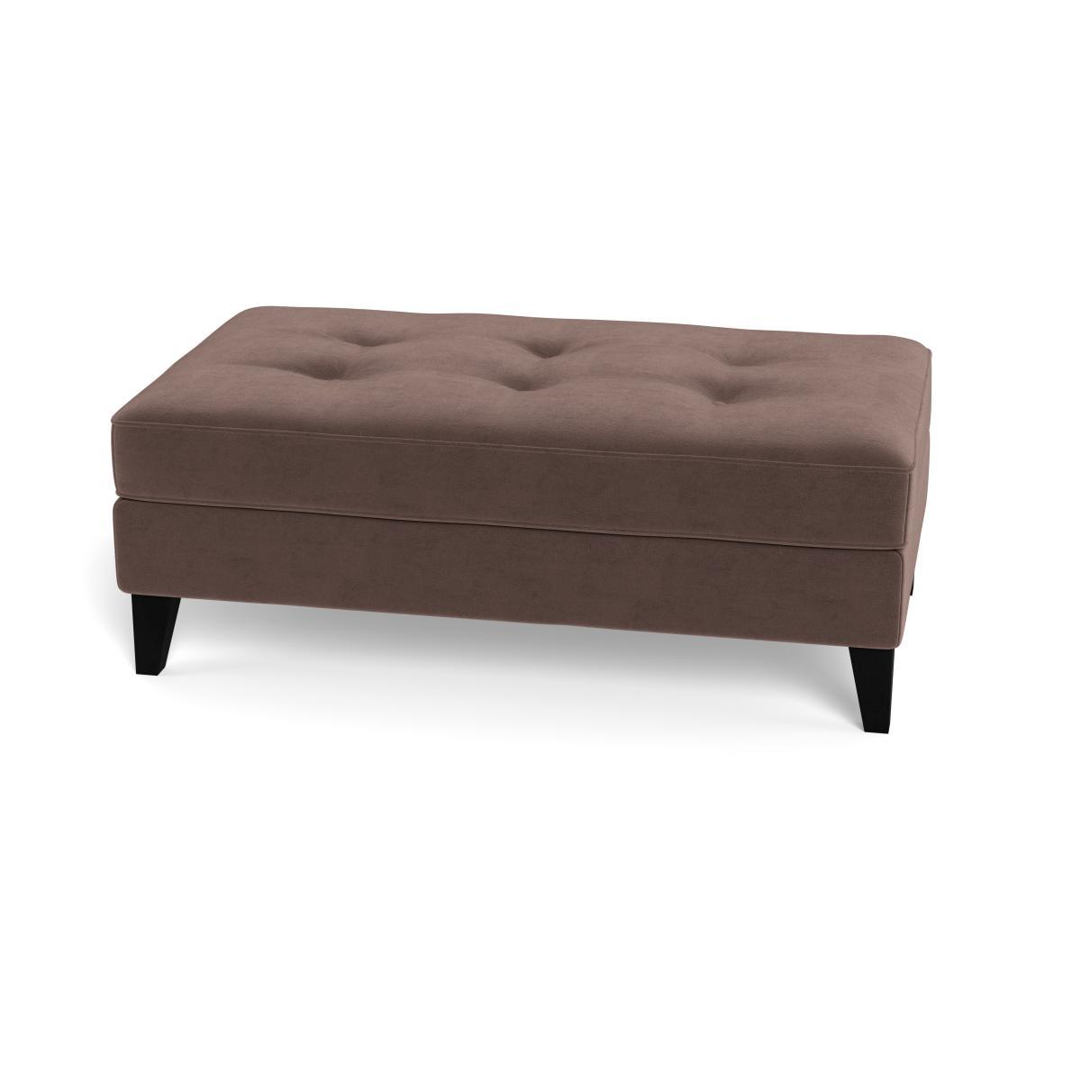 Heal's Mistral Footstool Velvet Mink Natural - Heal's UK Furniture – image 5