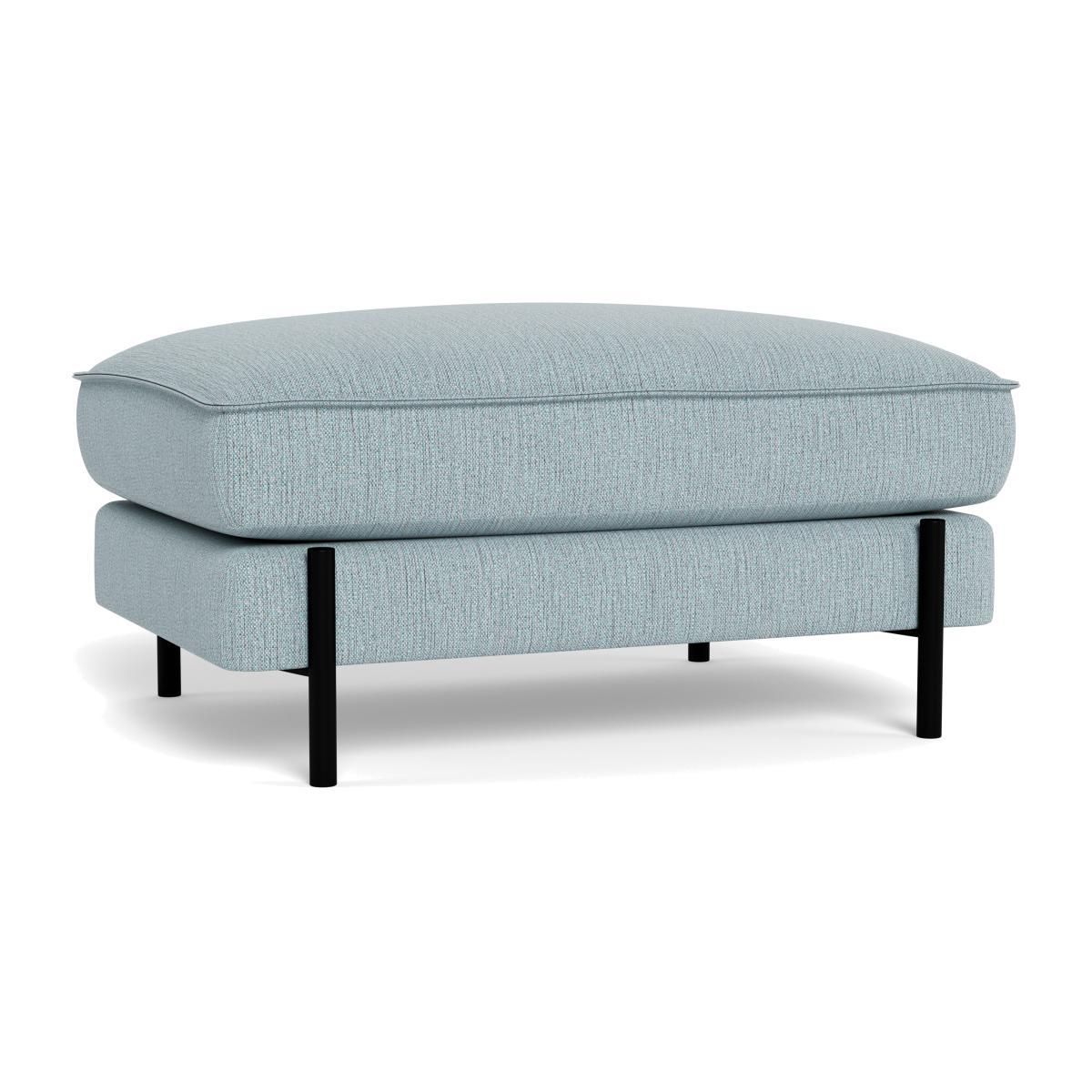 Heal's Tortona Footstool Smart Linen Mix Duck Egg - Heal's UK Furniture – image 1