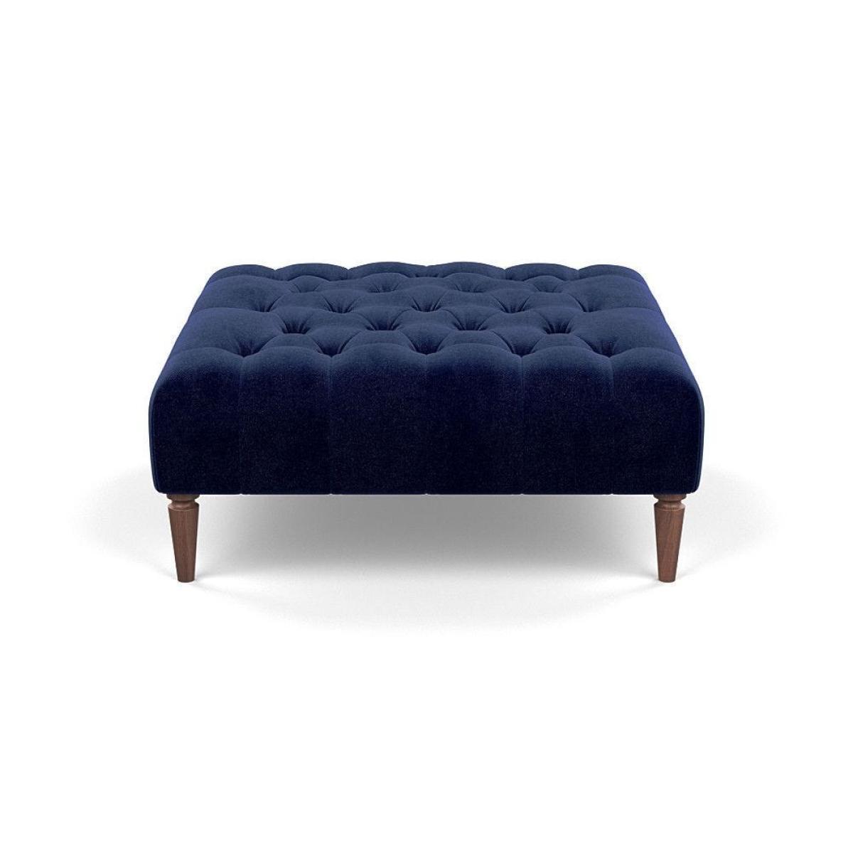 Heal's Balmoral Ottoman Velvet Mink Natural Feet - Heal's UK Furniture – image 2