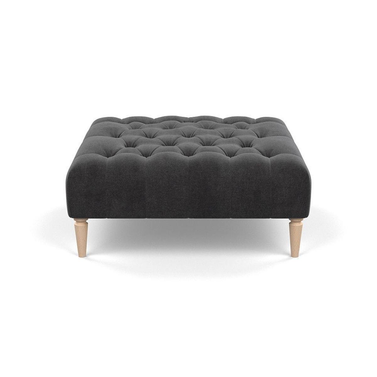 Heal's Balmoral Ottoman Velvet Mink Natural Feet - Heal's UK Furniture – image 102