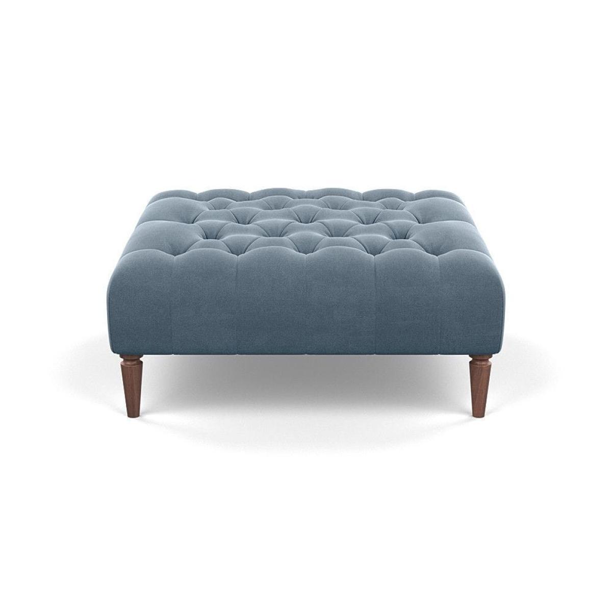 Heal's Balmoral Ottoman Velvet Mink Natural Feet - Heal's UK Furniture – image 12
