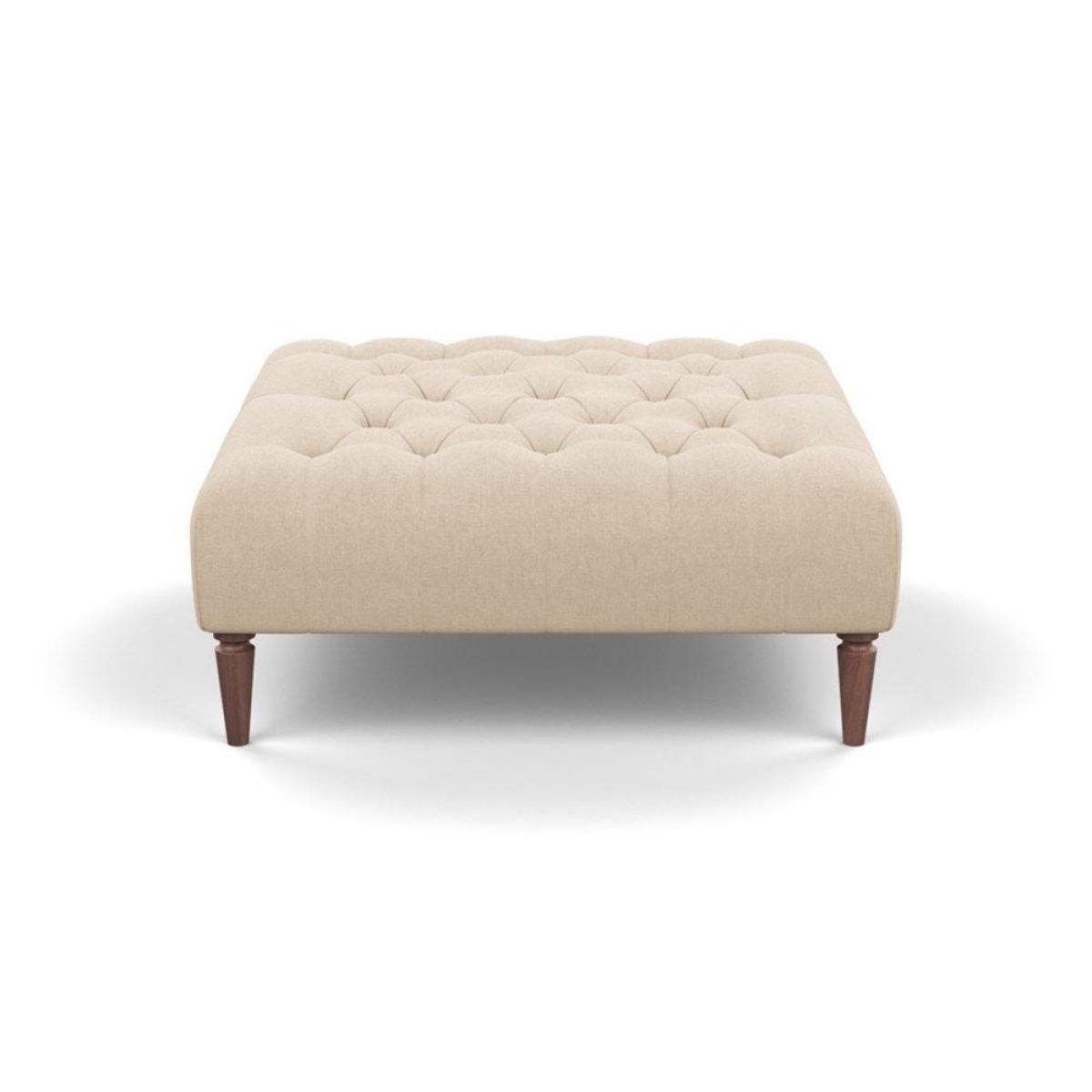 Heal's Balmoral Ottoman Velvet Mink Natural Feet - Heal's UK Furniture – image 15