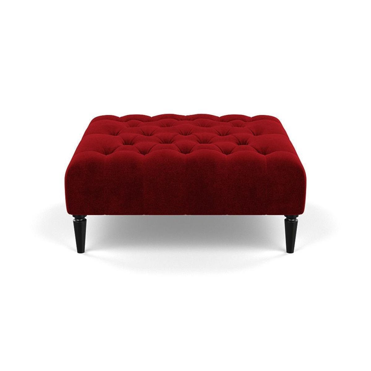 Heal's Balmoral Ottoman Velvet Mink Natural Feet - Heal's UK Furniture – image 17